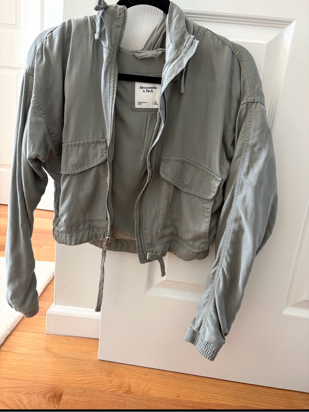 Abercrombie & Fitch Sage Green Utility Jacket
